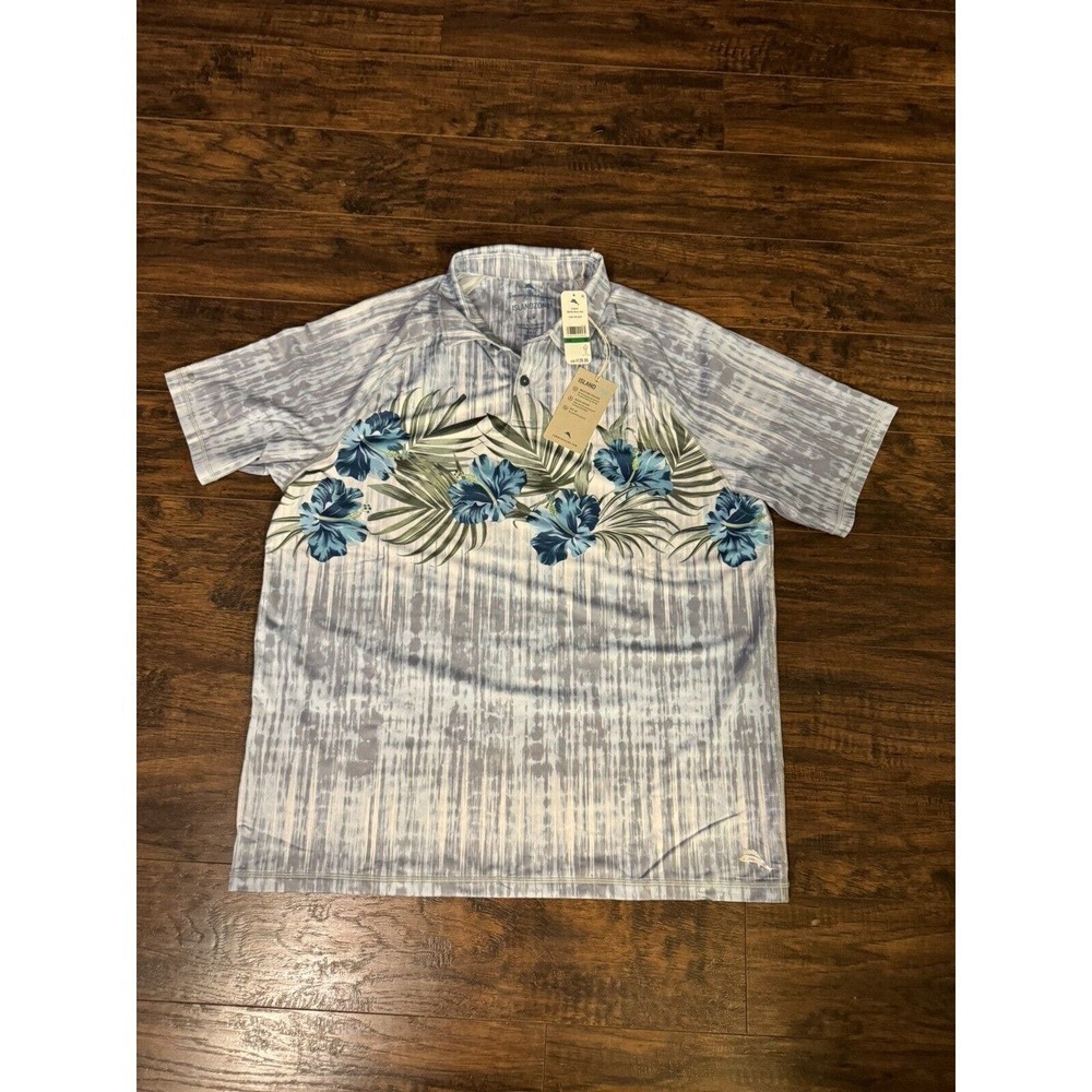 Tommy Bahama "Tidepool Royale" IslandZone Polo Shirt NWT Men's L - $128